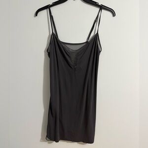 Victoira's Secret Slip Dress Medium Gray Lingerie Nightgown